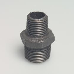 Niplu redus negru 3/4” x 1/2”